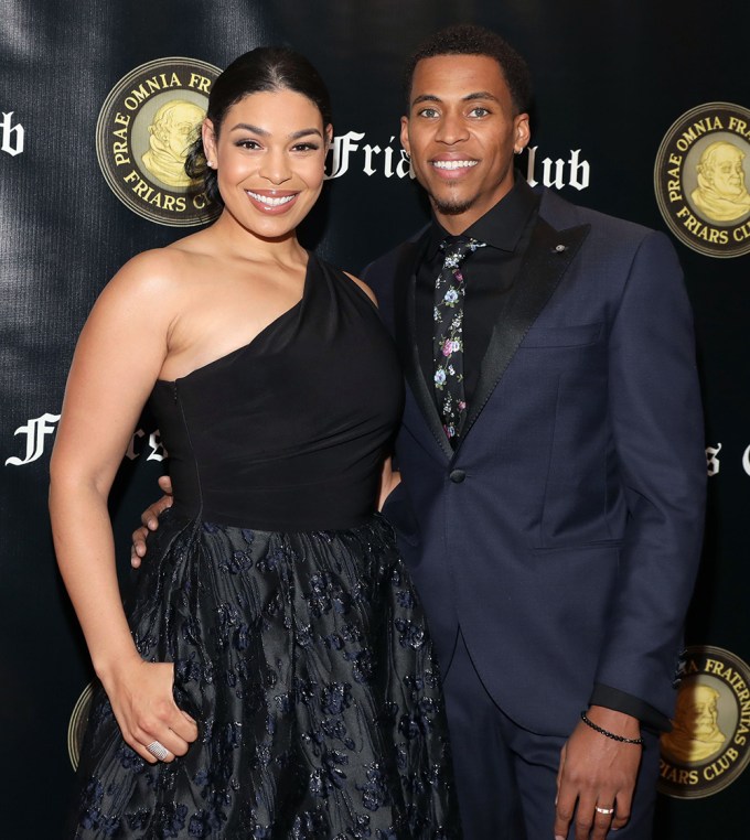 Jordin Sparks and Dana Isaiah Pose On The Red Carpet