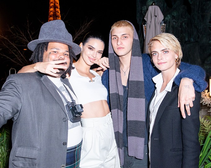 Kendall Jenner & Cara Delevingne Pose with Pals