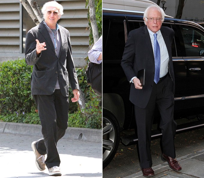 Bernie Sanders and Larry David