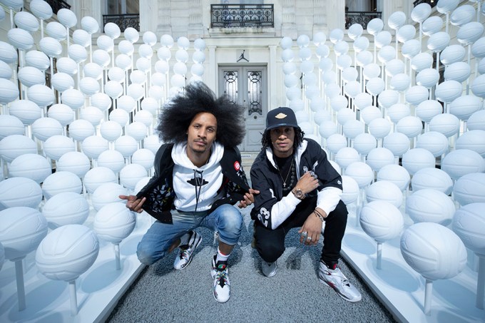 Les Twins Pose At The House of Jumpman
