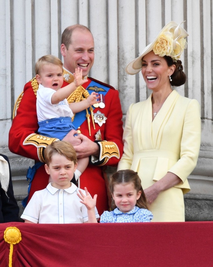 Princess Charlotte At The Trooping The Colour Ceremony