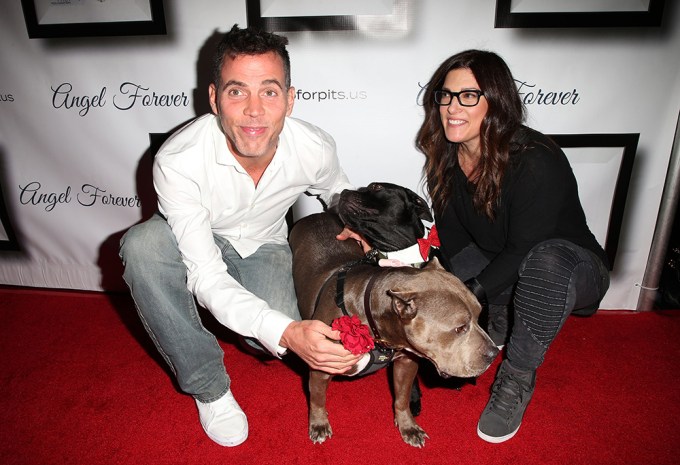Steve-O and Rebecca Corry at the 7th Annual Stand Up For Pits event