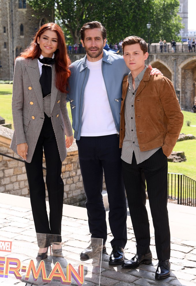 Zendaya, Jake Gyllenhaal, and Tom Holland