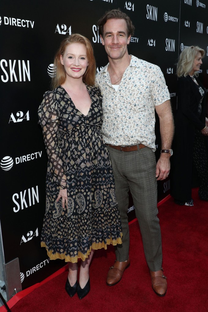 Kimberly Brook and James Van Der Beek at the ‘Skin’ Film Premiere