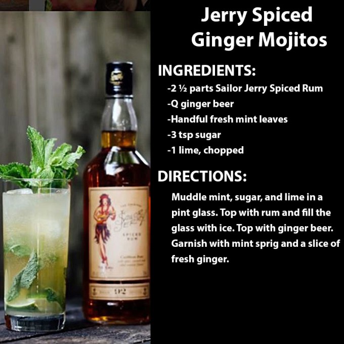 Jerry Spiced Ginger Mojitos