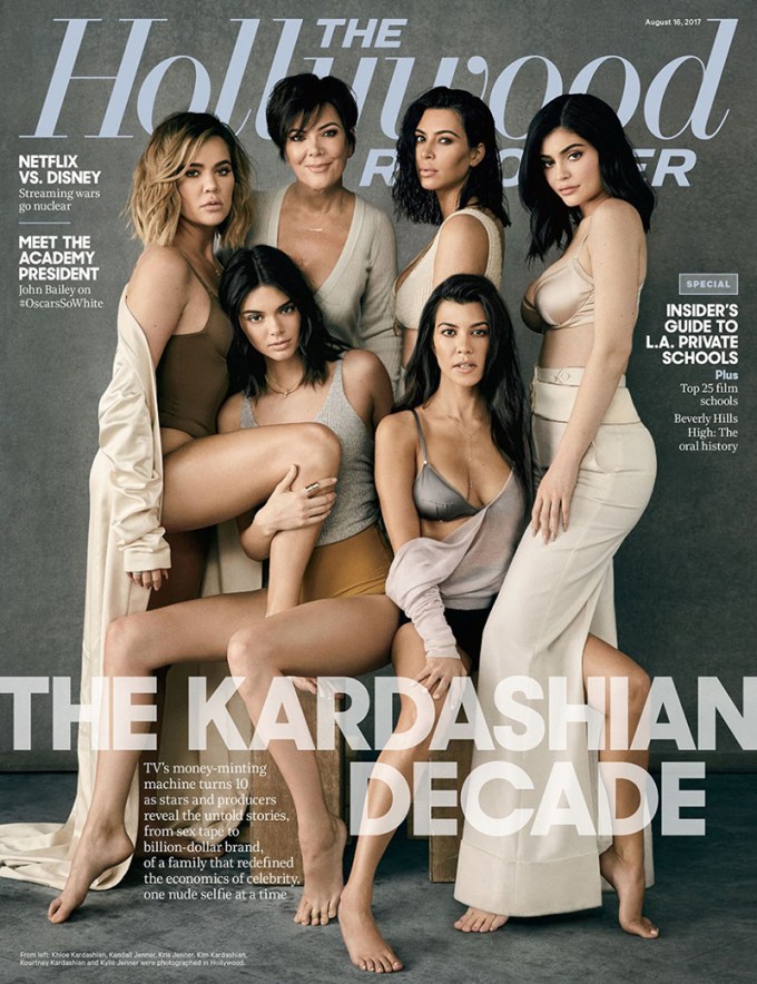 Kardashians & Jenners For ‘Hollywood Reporter’