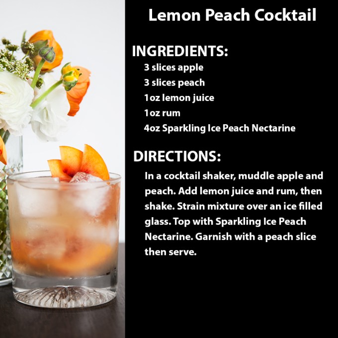 Lemon Peach Cocktail