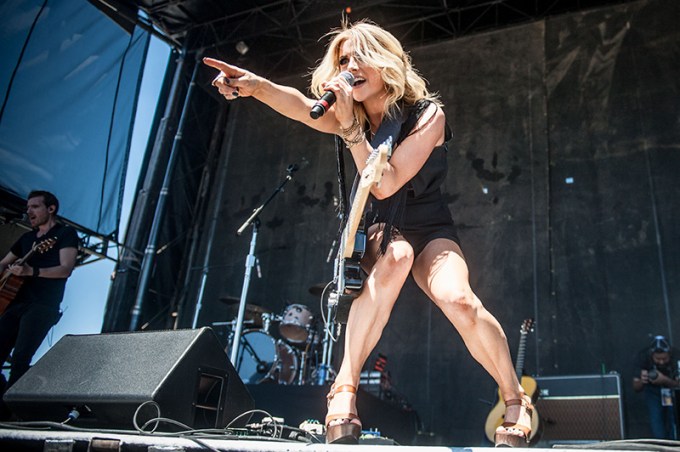 Lindsay Ell Performing At CMA Fest