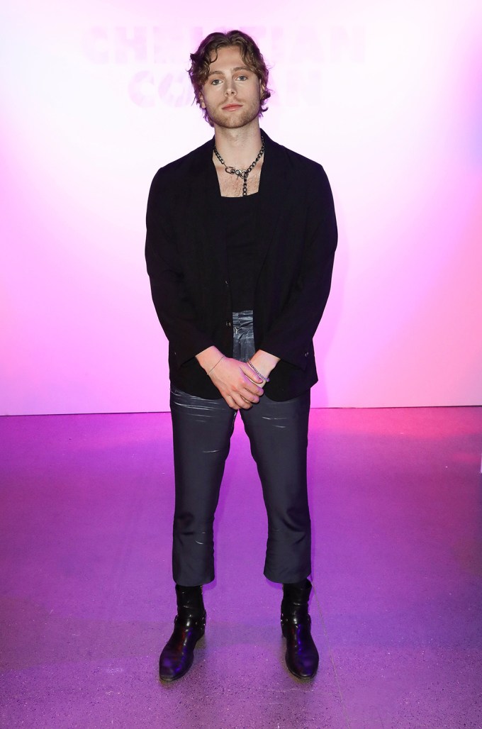 Luke Hemmings At The Christian Cowan Show, New York Fashion Week