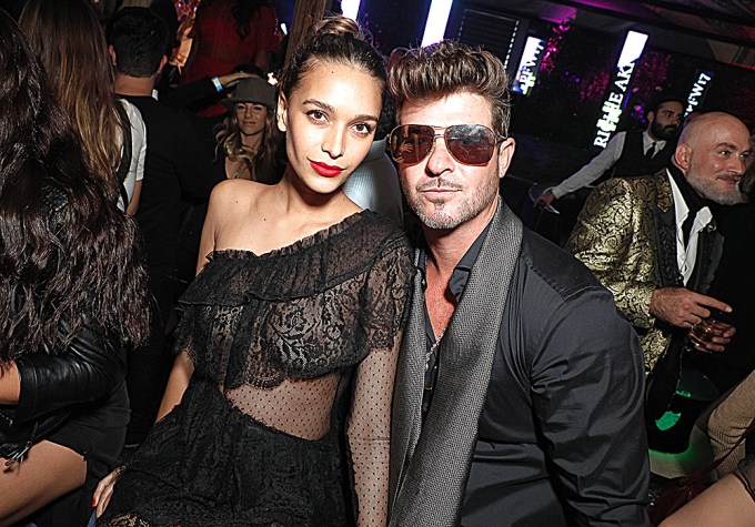 Robin Thicke & April Love Geary Picture-Perfect