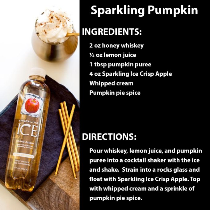Sparkling Pumpkin Spice Cocktail