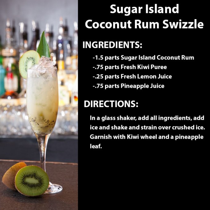 Sugar Island Coconut Rum Swizzle
