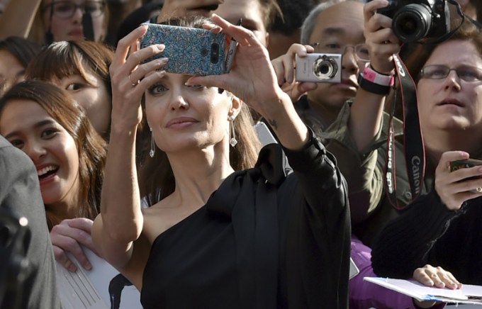 Angelina Jolie & Kids At TIFF
