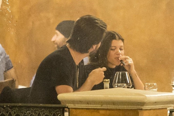 Sofia Richie Uses A Juul On A Dinner Date With Scott Disick