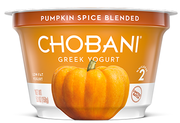 Chobani’s Pumpkin Spice Blended Yogurt