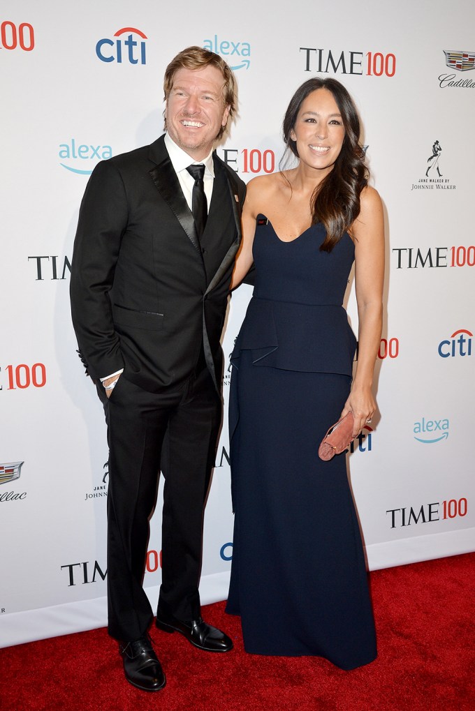 Chip & Joanna Gaines pose on the red carpet