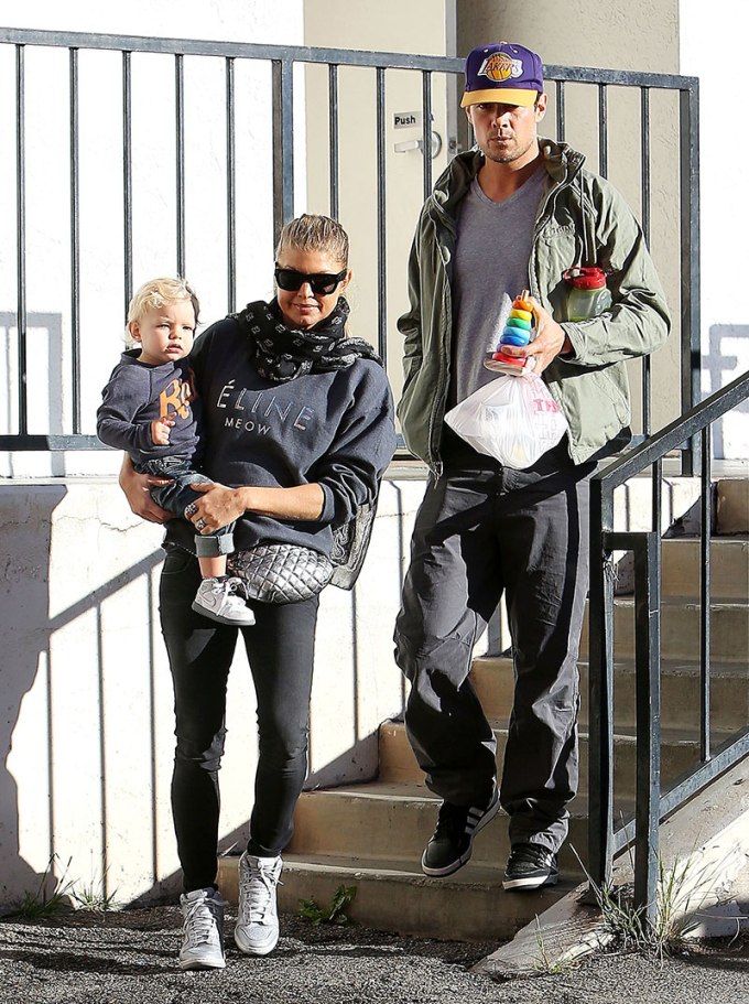 Fergie, Josh & Baby