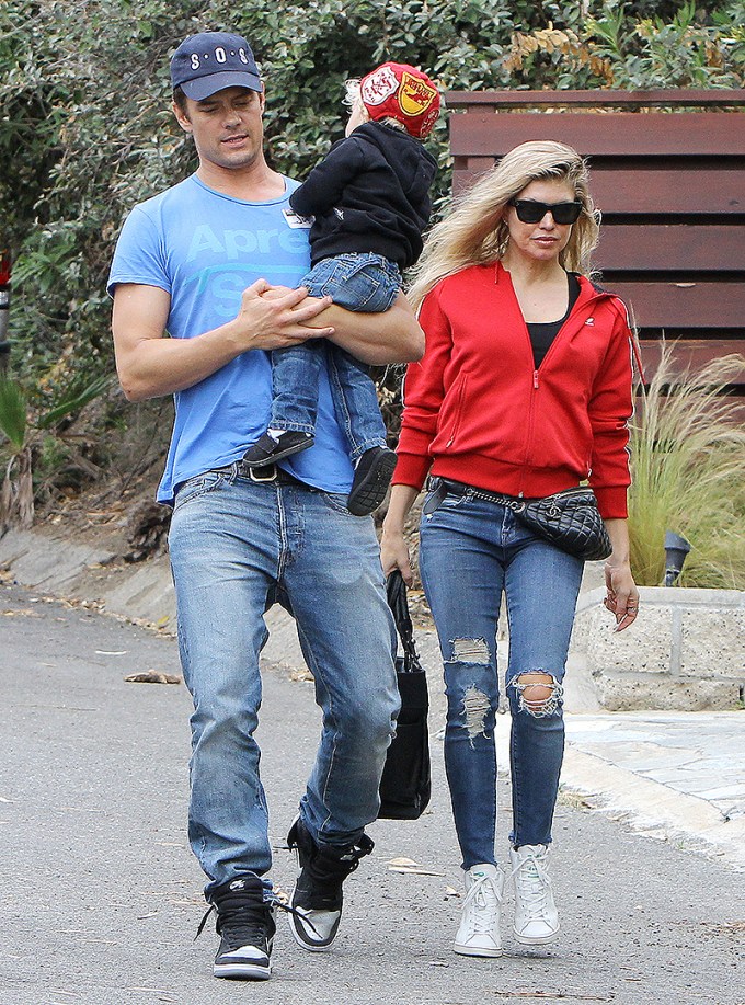 Fergie & Josh Duhamel With Their Son