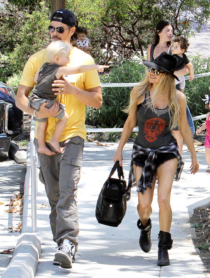 Fergie & Josh Duhamel On A Family Outing