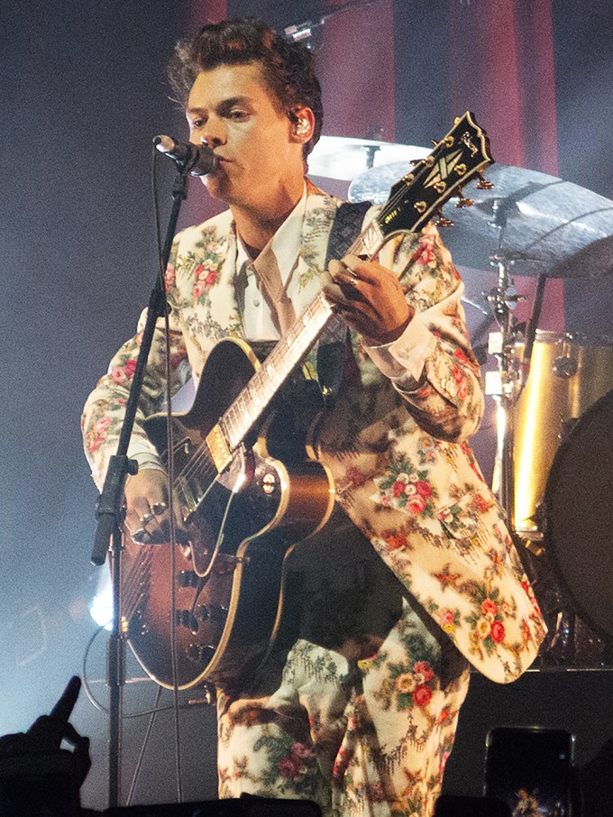 Harry Styles In A Floral Suit