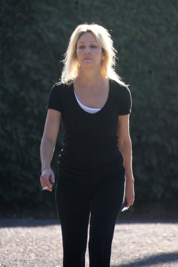 Heather Locklear out and about
