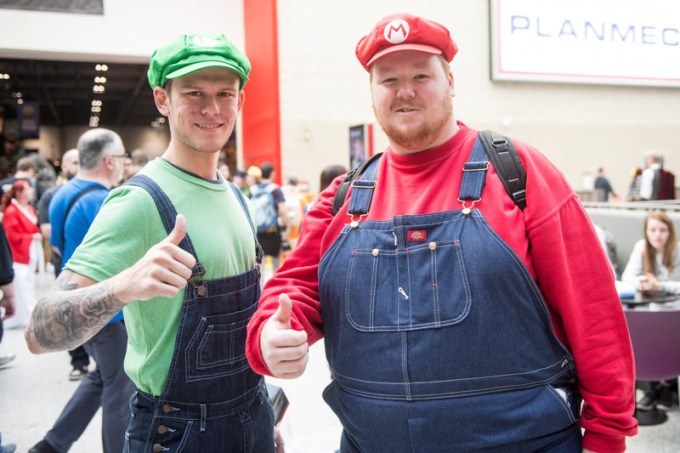 Nintendo Characters at Comic Con