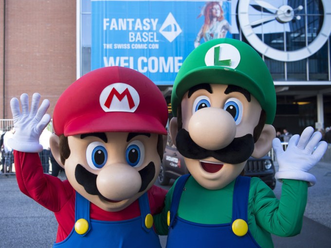 Nintendo Characters at Comic Con