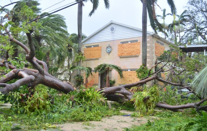 Damages in Miami by hurricane Irma, Estados Unidos – 10 Sep 2017