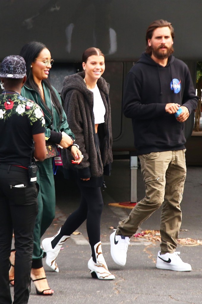 Scott Disick & Sofia Richie Attend A Taping Of ‘American Idol’