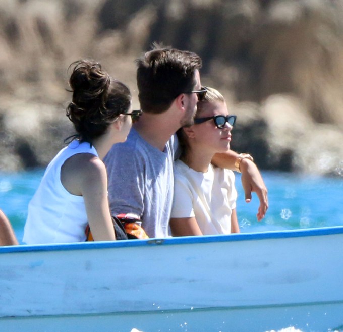 Scott Disick & Sofia Richie PDA On A Yacht In Mexico