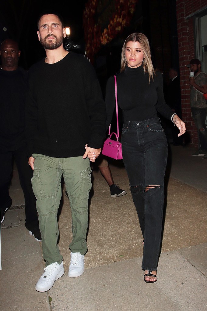 Scott Disick & Sofia Richie At The ‘Best of Britain’ Art Show In West Hollywood