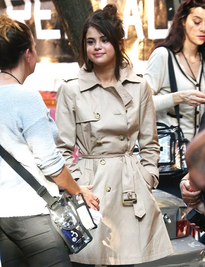 Selena Gomez On Set Of ‘Untitled Woody Allen Project’
