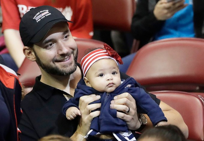 Alexis Ohanian Jr. At Fed Cup Netherlands US Tennis