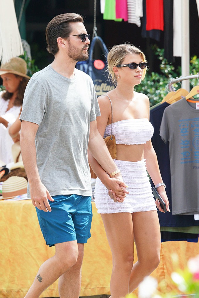 Sofia Richie & Scott Disick Hold Hands In Italy
