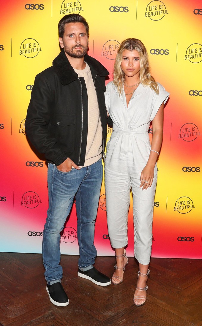 Scott Disick & Sofia Richie At The ASOS Life Is Beautiful Party