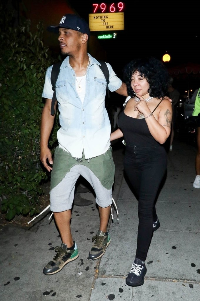 T.I. & Tiny Outside Delilah in West Hollywood