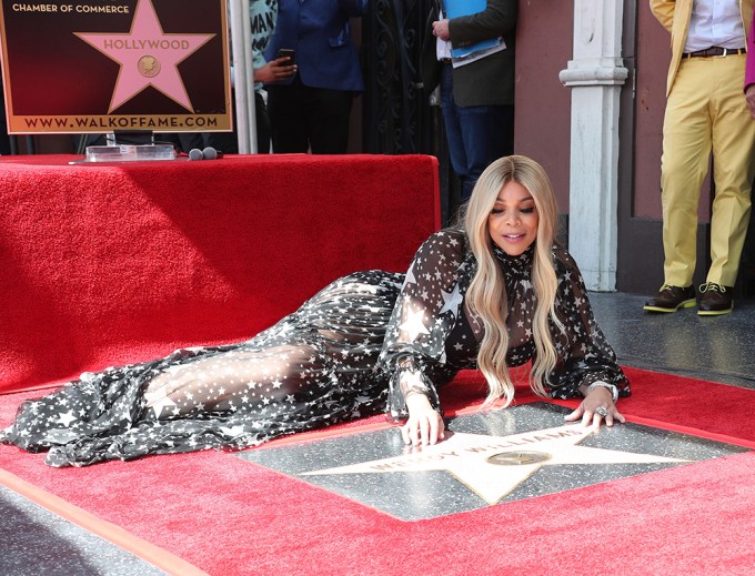 Wendy Williams At The Hollywood Walk Of Fame
