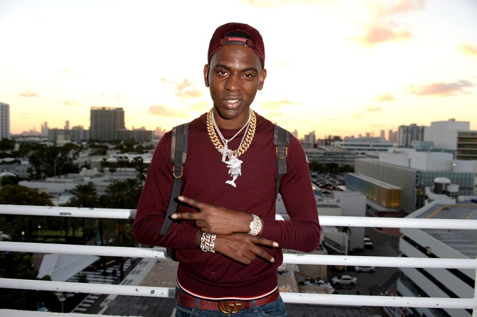 Young Dolph Poses At The Empire Records DJ Party