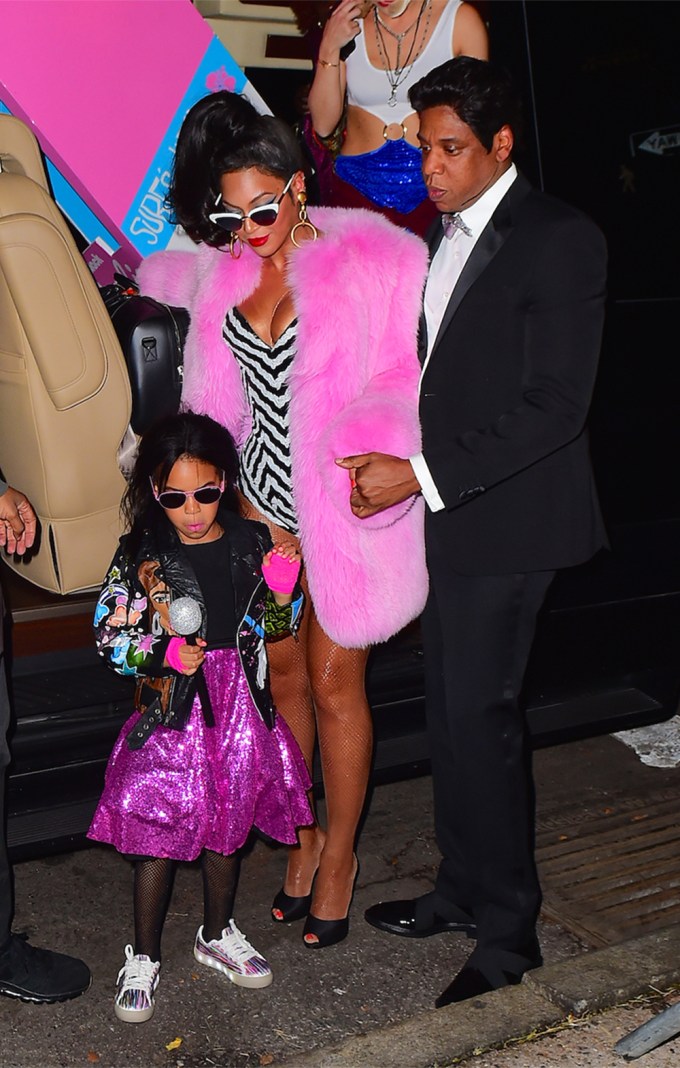 Beyonce, Jay Z & Blue Ivy as Black Barbie and Ken dolls