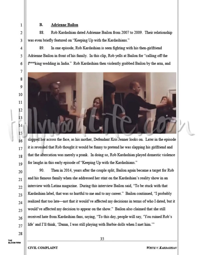 Blac Chyna v. Kardashian Family Court Docs