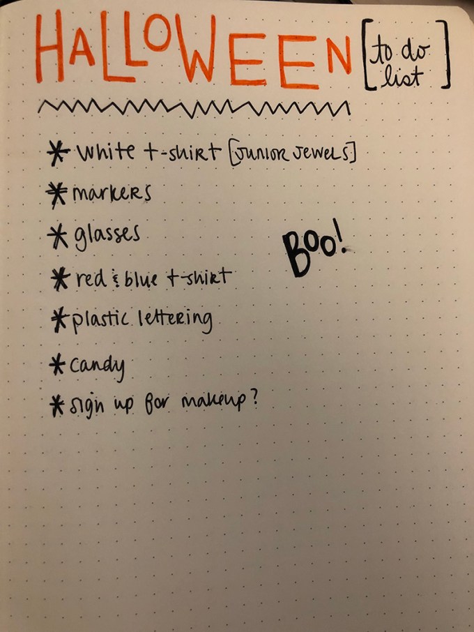 Bullet Journal Page Examples