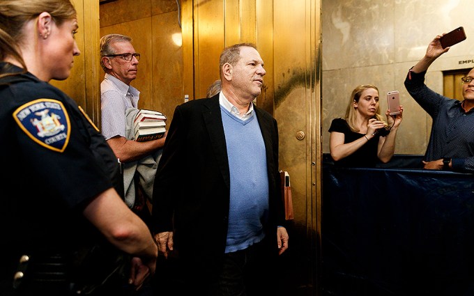 Harvey Weinstein Leaves A Courtroom