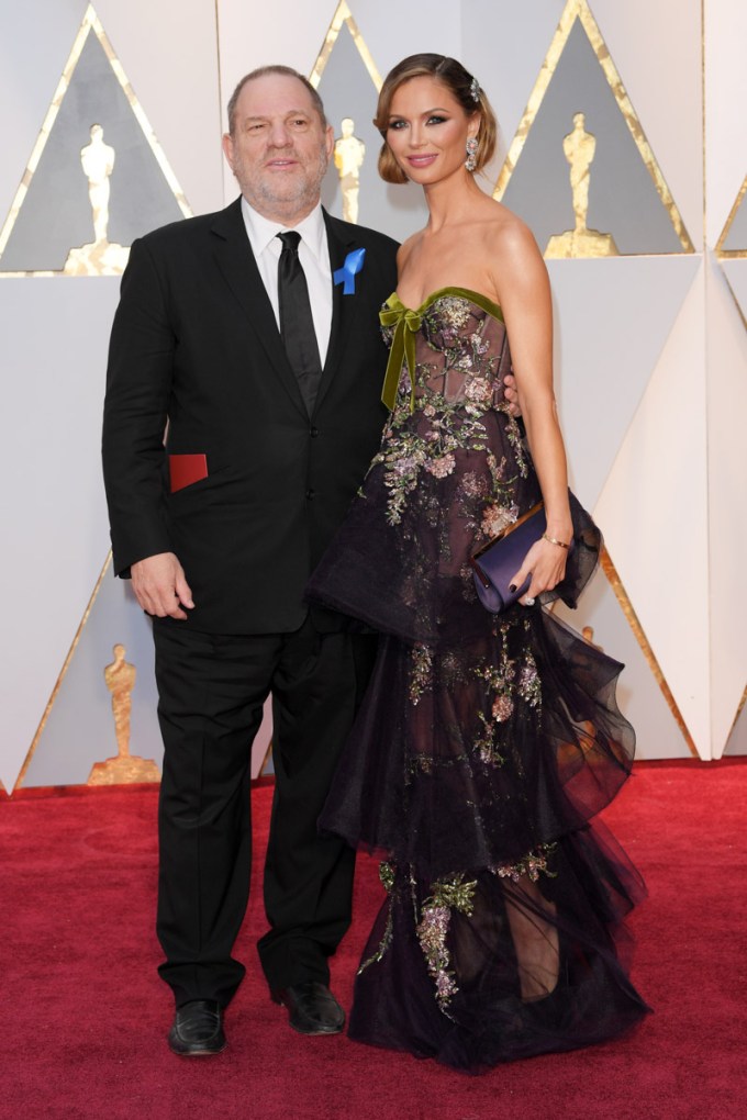 Harvey Weinstein And Georgina Chapman at The 2017 Oscars