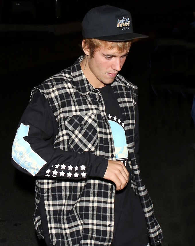 Justin Bieber and Paula Paulin out and about, Los Angeles, USA – 04 Oct 2017