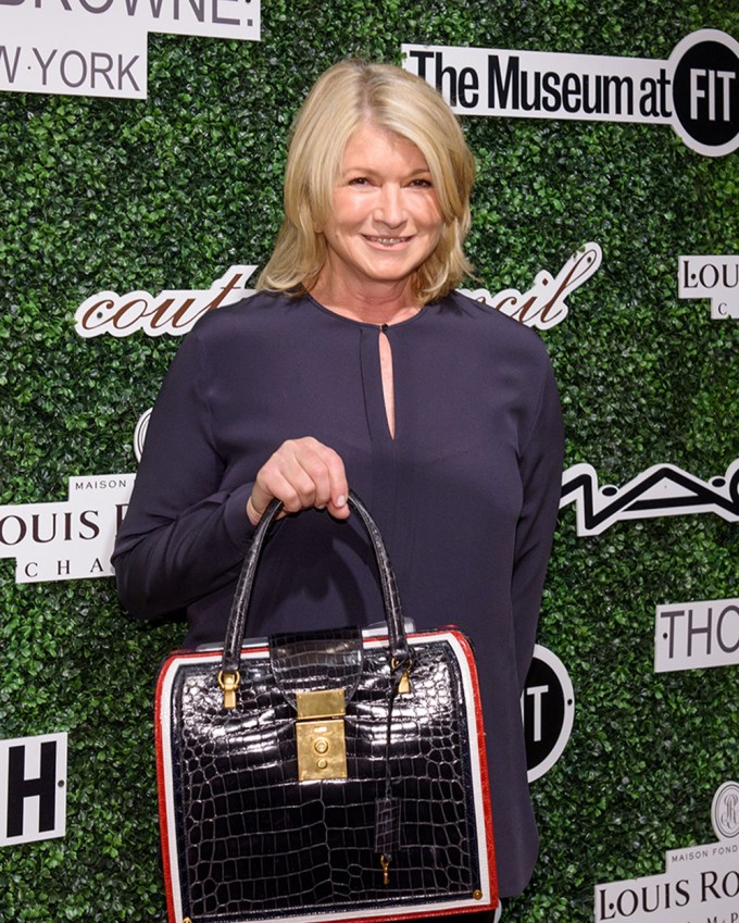 Martha Stewart Flaunts a Fab Purse