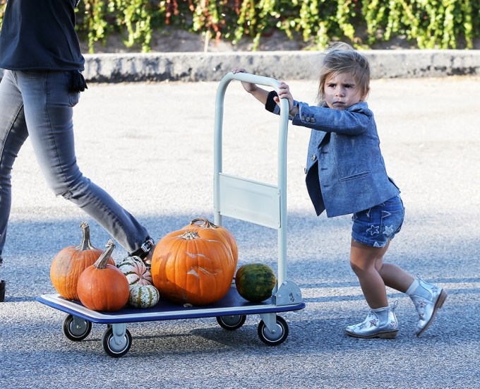 Penelope Disick at the Pumpkin Patch