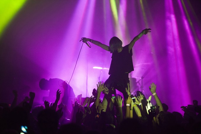 Crystal Castles in concert, The Royal Oak Music Theatre, Michigan, America – 09 Oct 2012