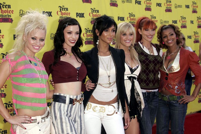 Pussycat Dolls at the 2005 Teen Choice Awards.
