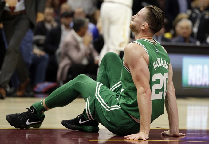 Celtics-Hayward Injured Basketball, Cleveland, USA – 17 Oct 2017