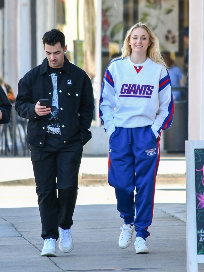Sophie Turner & Joe Jonas on a stroll in LA
